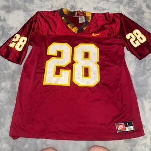 Nike Florida State Seminoles Warrick Dunn #28 Football Jersey Garnet Gold L